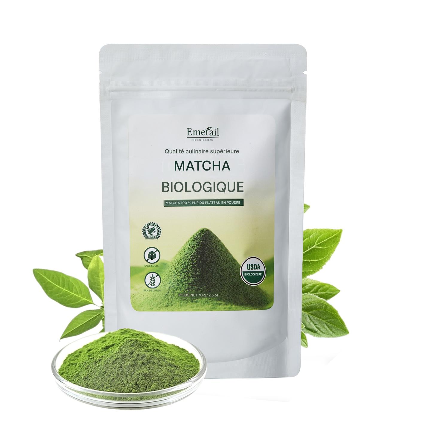 Matcha – Emerail Premium, thé vert matcha bio de qualité