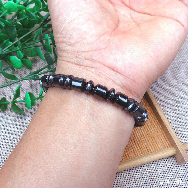 Bracelet Magnétique Hématite - Bien-Être & Magnétothérapie - Algonoova