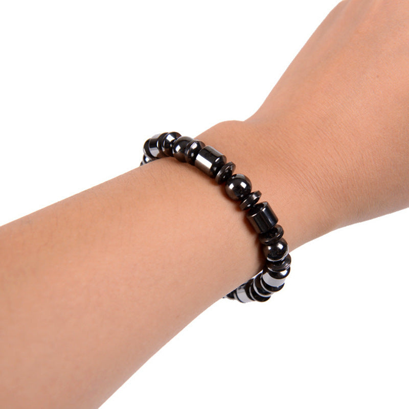 Bracelet Magnétique Hématite - Bien-Être & Magnétothérapie - Algonoova