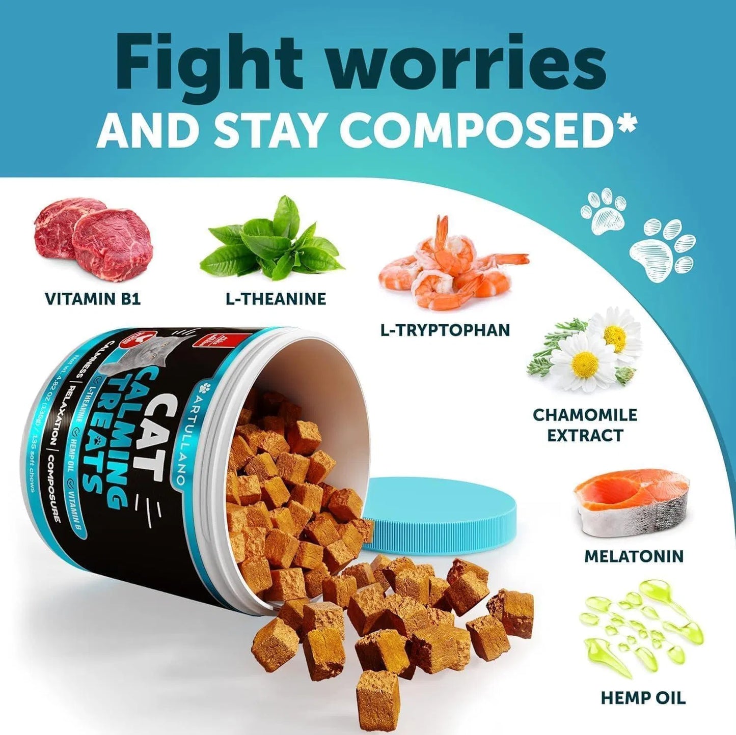 FRIANDISES APAISANTES POUR CHAT