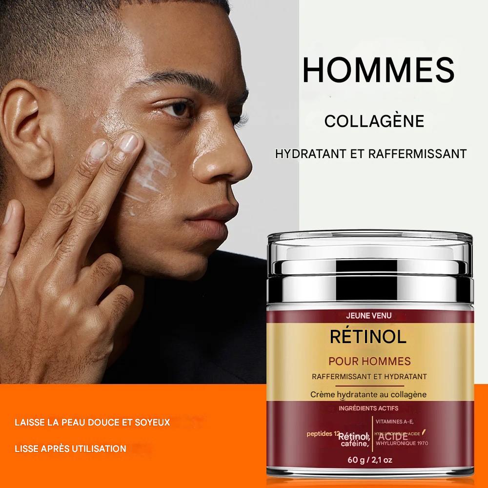 Crème Visage Homme au Rétinol - Anti-Rides Raffermissante 30 g