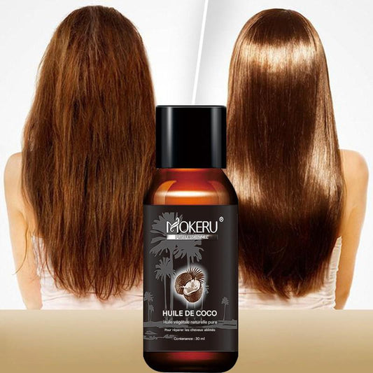 Huile de Coco Cheveux 100% Naturelle - Réparation Anti-Frisottis - Algonoova