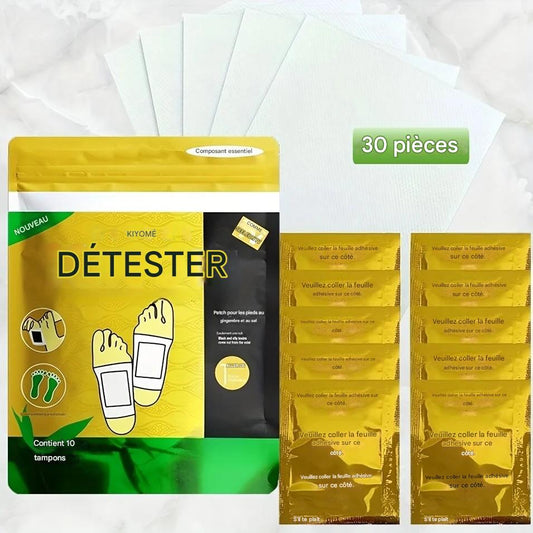 Coussinets Détox Pieds - Bambou et Gingembre - Lot de 30 Pièces