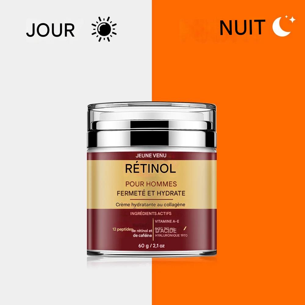 Crème Visage Homme au Rétinol - Anti-Rides Raffermissante 30 g