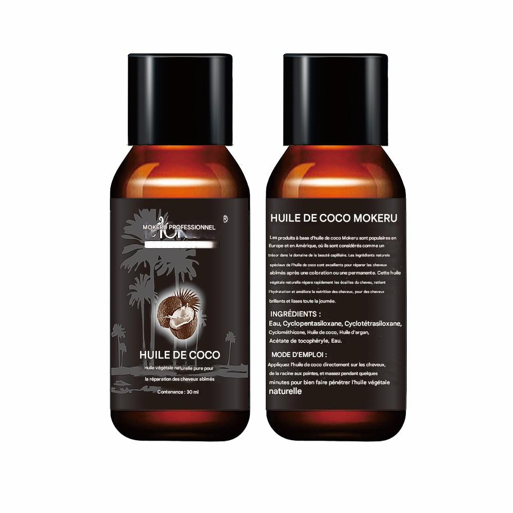 Huile de Coco Cheveux 100% Naturelle - Réparation Anti-Frisottis