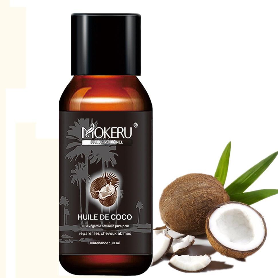 Huile de Coco Cheveux 100% Naturelle - Réparation Anti-Frisottis