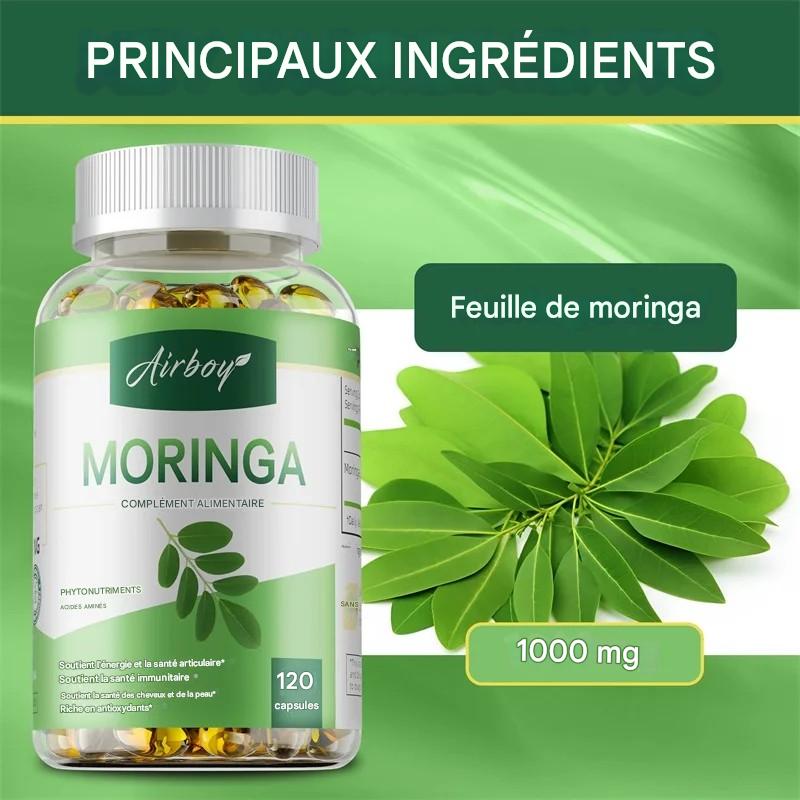 Moringa Bio en Capsules - Métabolisme et Immunité - 60 Gélules