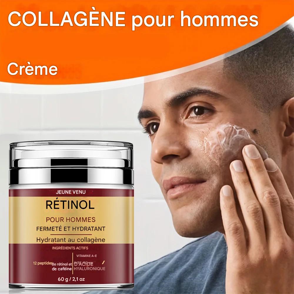 Crème Visage Homme au Rétinol - Anti-Rides Raffermissante 30 g