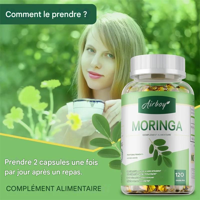 Moringa Bio en Capsules - Métabolisme et Immunité - 60 Gélules