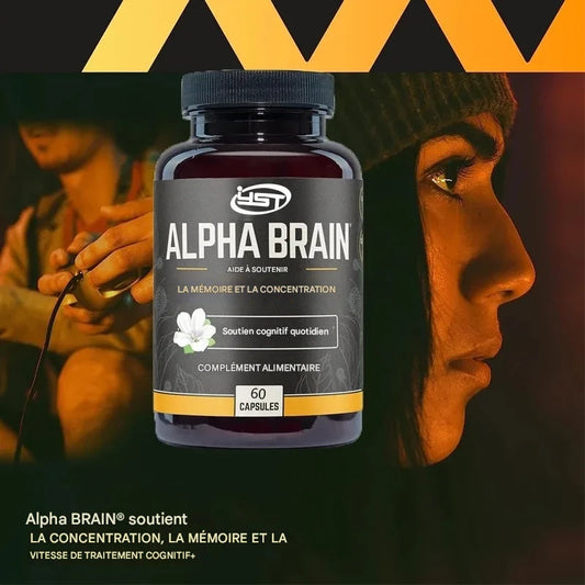 Alpha Brain - Supplément Nootropique Premium pour Mémoire, Concentration et Performance Cognitive