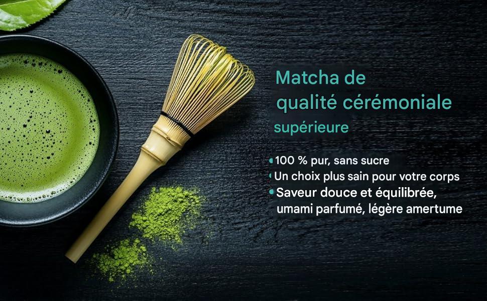 Matcha – Emerail Premium, thé vert matcha bio de qualité